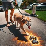 hot dog pavement paws burn